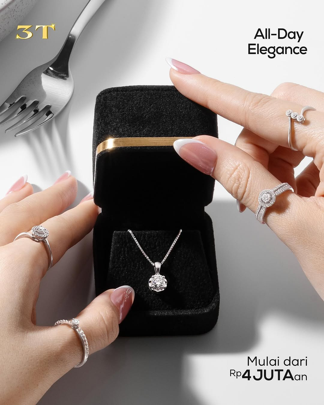 Koleksi All-Day Elegance untuk Cincin Wanita