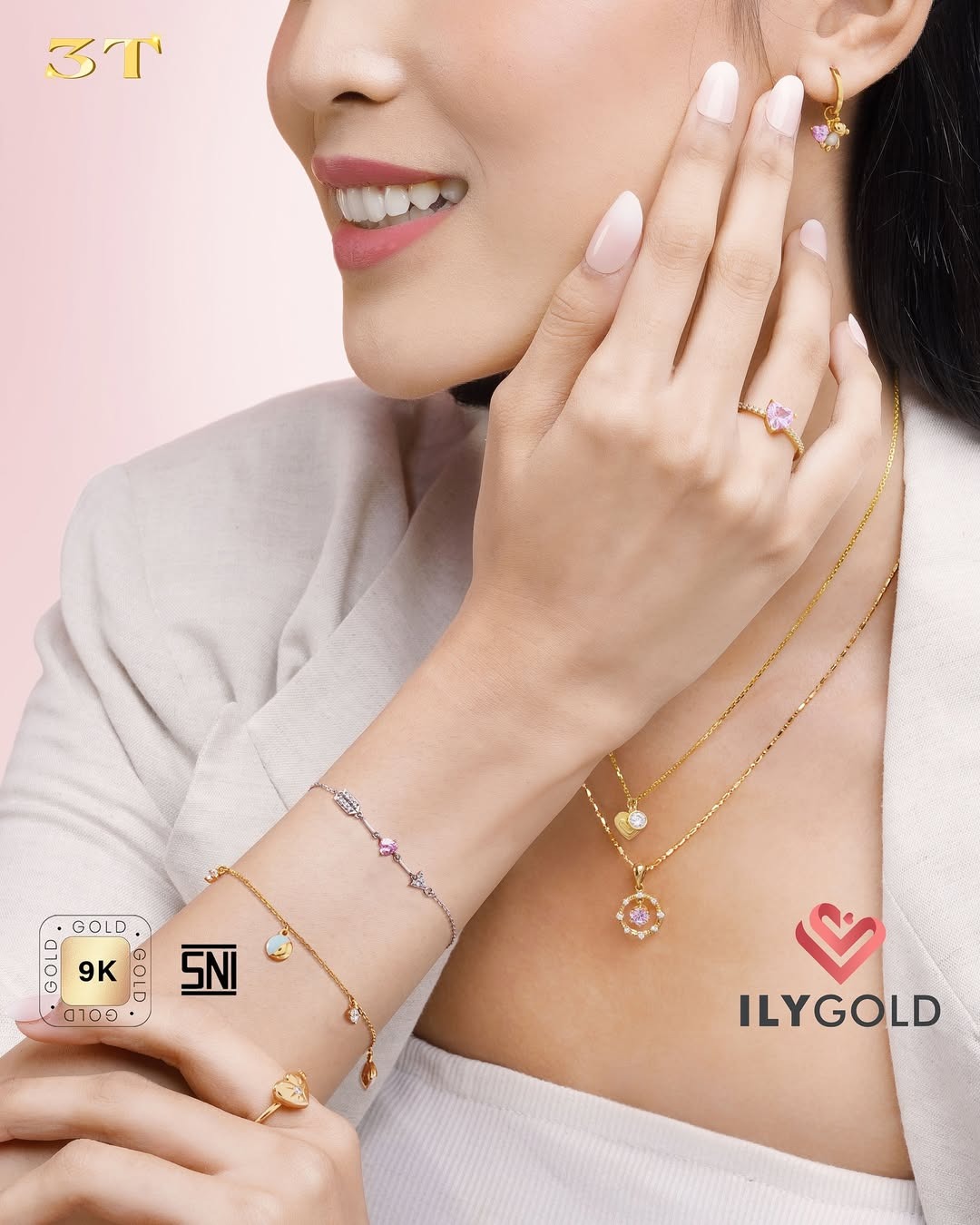 Koleksi ILY Gold 9K untuk Tampilan Simpel yang Tetap Berkelas