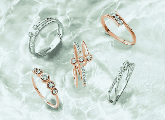 Perhiasan Berlian Koleksi Areumi dengan Trilogy Ring