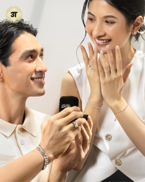 Cincin Berlian Pria dengan Berlian Halus
