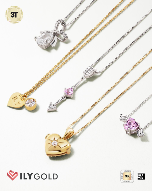 Kalung ILY Gold 9K yang Manis untuk Hadiah Ulang Tahun