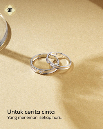 Style Cincin Emas Putih Klasik untuk Perjalanan Kisah Cinta yang Abadi