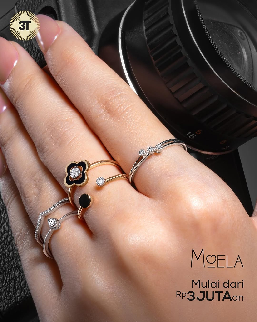Cincin Koleksi MOELA Cocok untuk Statement Personal