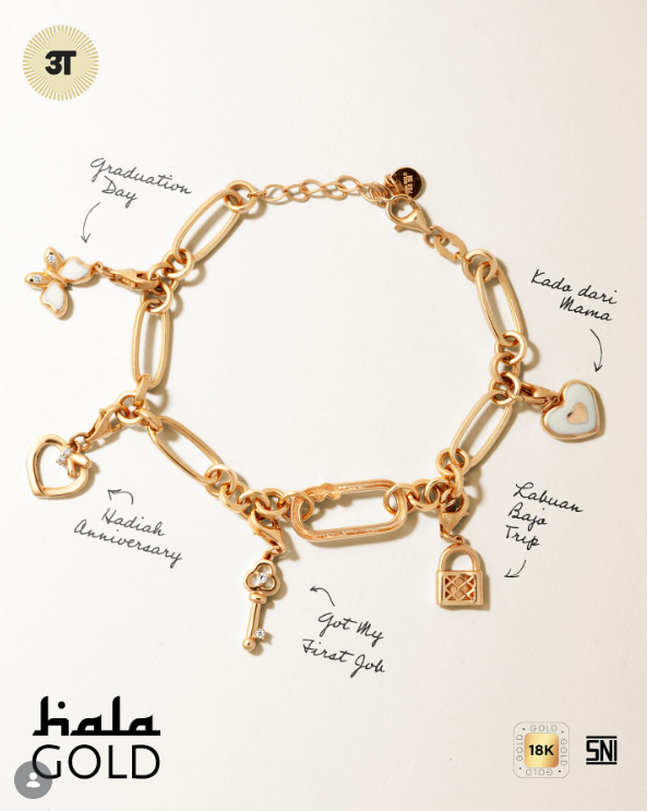 Koleksi Charm Bracelets dari HALA Gold