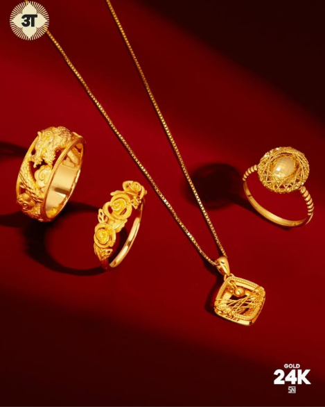 Kalung Emas 1 Gram The Palace Jeweler dengan Kadar Emas 24 Karat