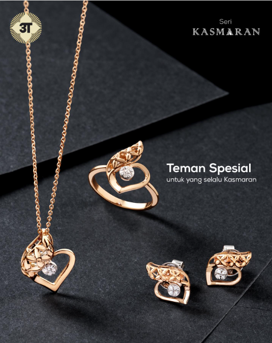Kemewahan Motif Kasmaran 18K Selaras dengan Harga Emas 18 Karat Hari Ini per Gram