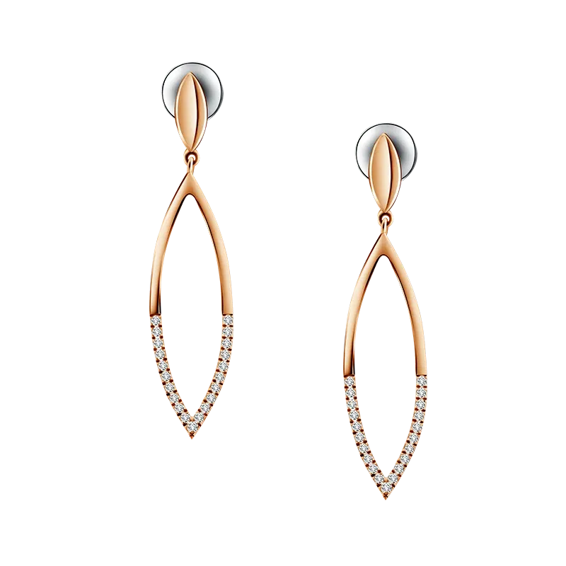 Sentuhan Mewah dari Anting Geometri Ovaline Model Dangle Kenyamanan Sehari-Hari