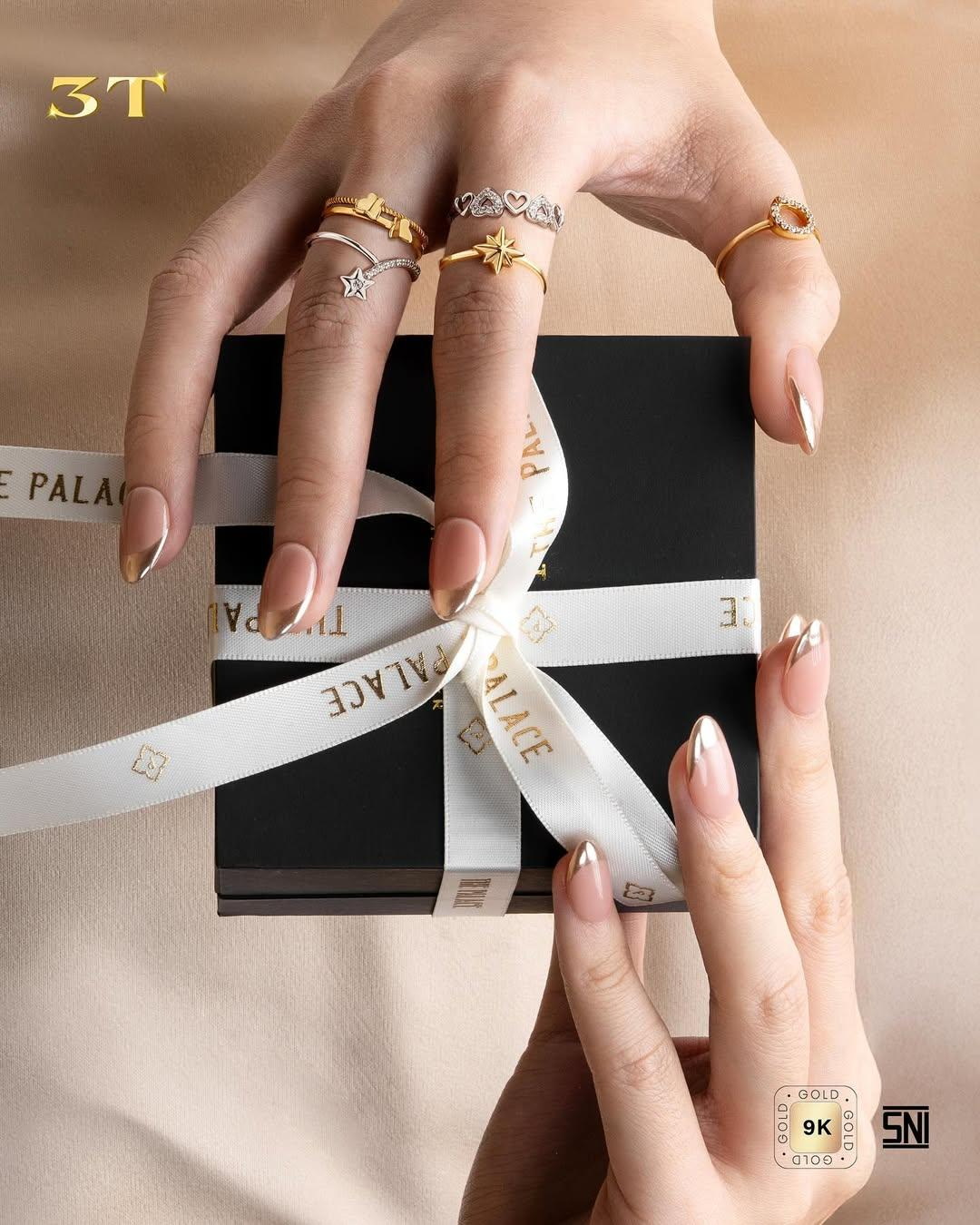 Desain minimalis yang tak lekang oleh waktu, miliki cincin The Palace