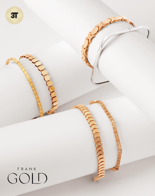 Model Gelang Emas Terbaru dari Koleksi Frank Gold