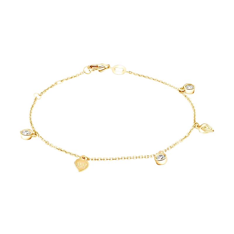 Gelang Lovestruck Lembut dan Romantis