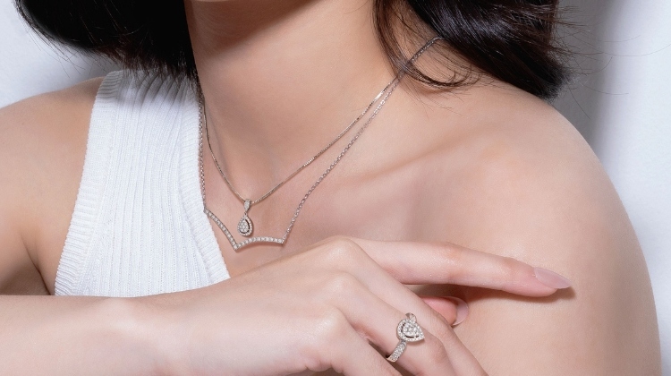 Kalung Emas Putih Wanita 1 Juta